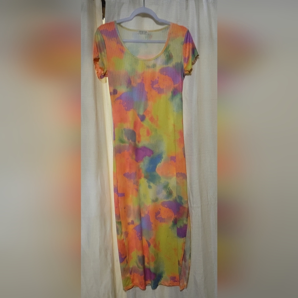 Full Circle Trends Tie Dye Dress